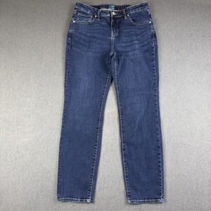 Jag Jeans Women's Jeans Sz 10 / 26 Blue Carter Girlfriend Straight Stretch Denim